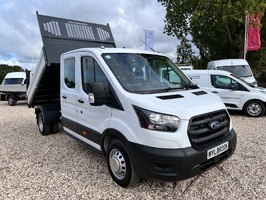 FORD TRANSIT 2.0 350 EcoBlue Leader Tipper Double Cab RWD L3 Euro 6 (s/s) 4dr (1-Way, Aluminium, 1-Stop) - 2942 - 1